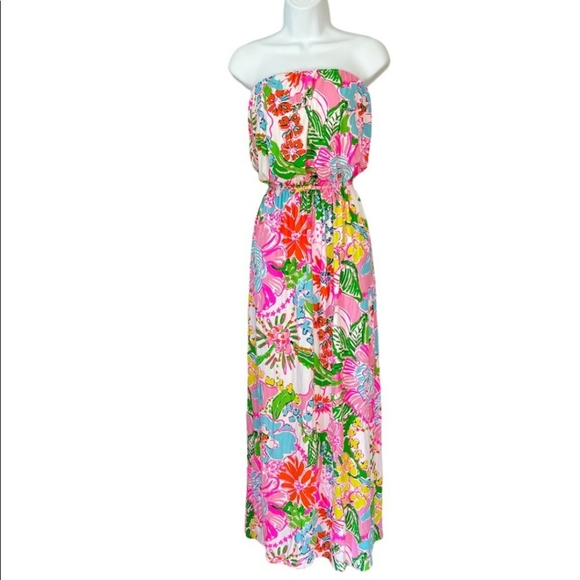 Lilly Pulitzer Floral Maxi Dress - Picture 5 of 11